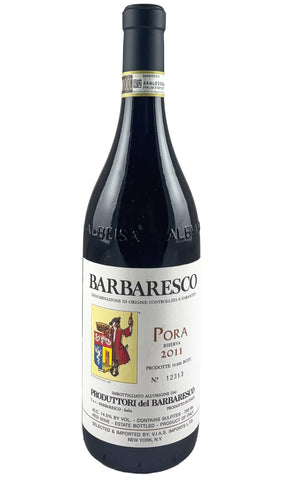 Bottle of Produttori del Barbaresco, Barbaresco Riserva “Pora”, 2011 - Red Wine - Flatiron Wines & Spirits - New York