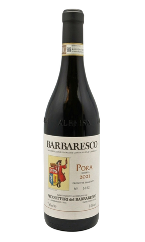 Bottle of Produttori del Barbaresco, Barbaresco Riserva “Pora”, 2021 - Red Wine - Flatiron Wines & Spirits - New York