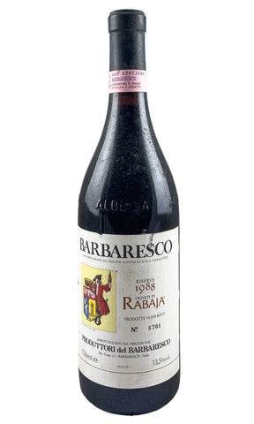 Bottle of Produttori del Barbaresco, Barbaresco Riserva Rabaja, 1988 - Red Wine - Flatiron Wines & Spirits - New York