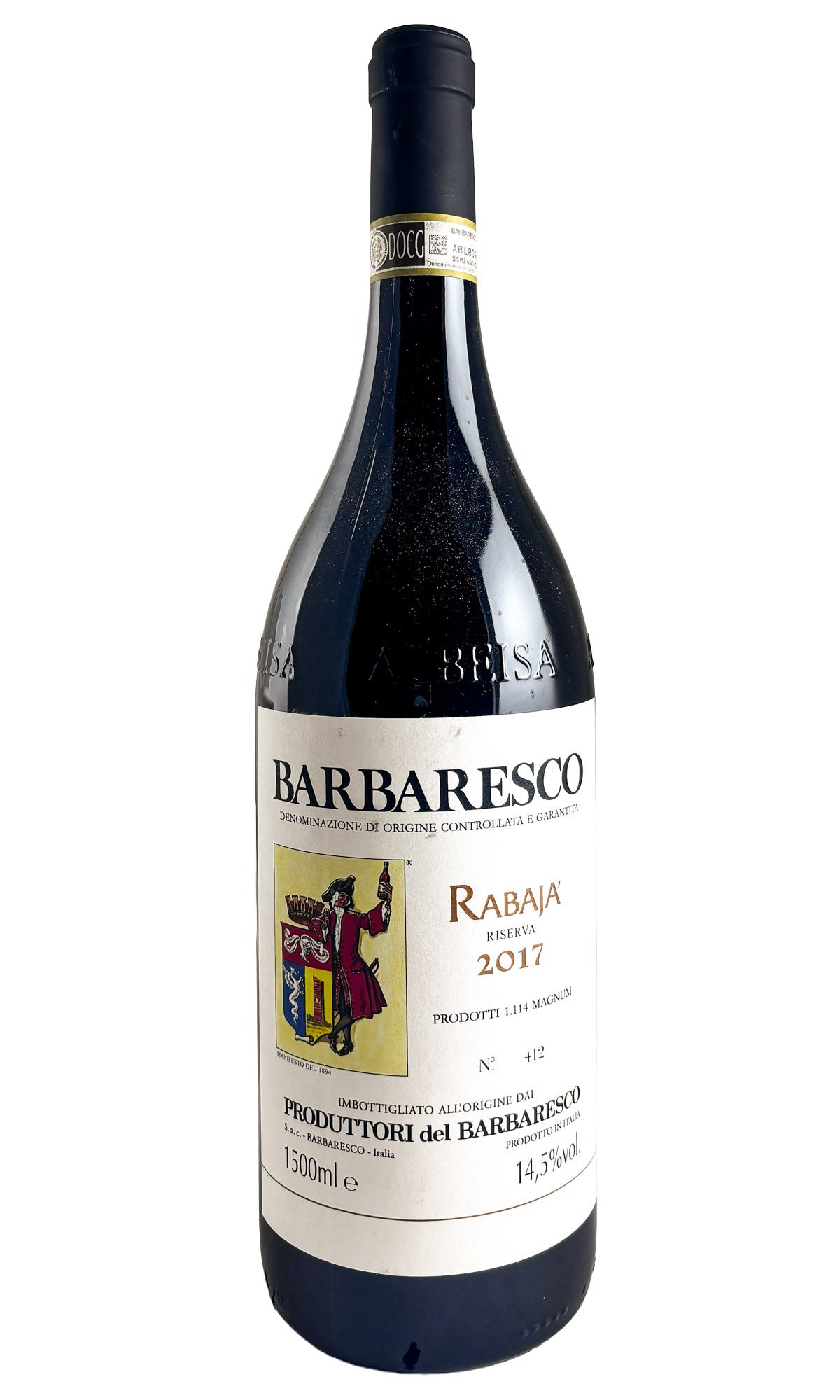 Bottle of Produttori del Barbaresco, Barbaresco Riserva Rabajà, 2017 (1.5L) - Red Wine - Flatiron Wines & Spirits - New York