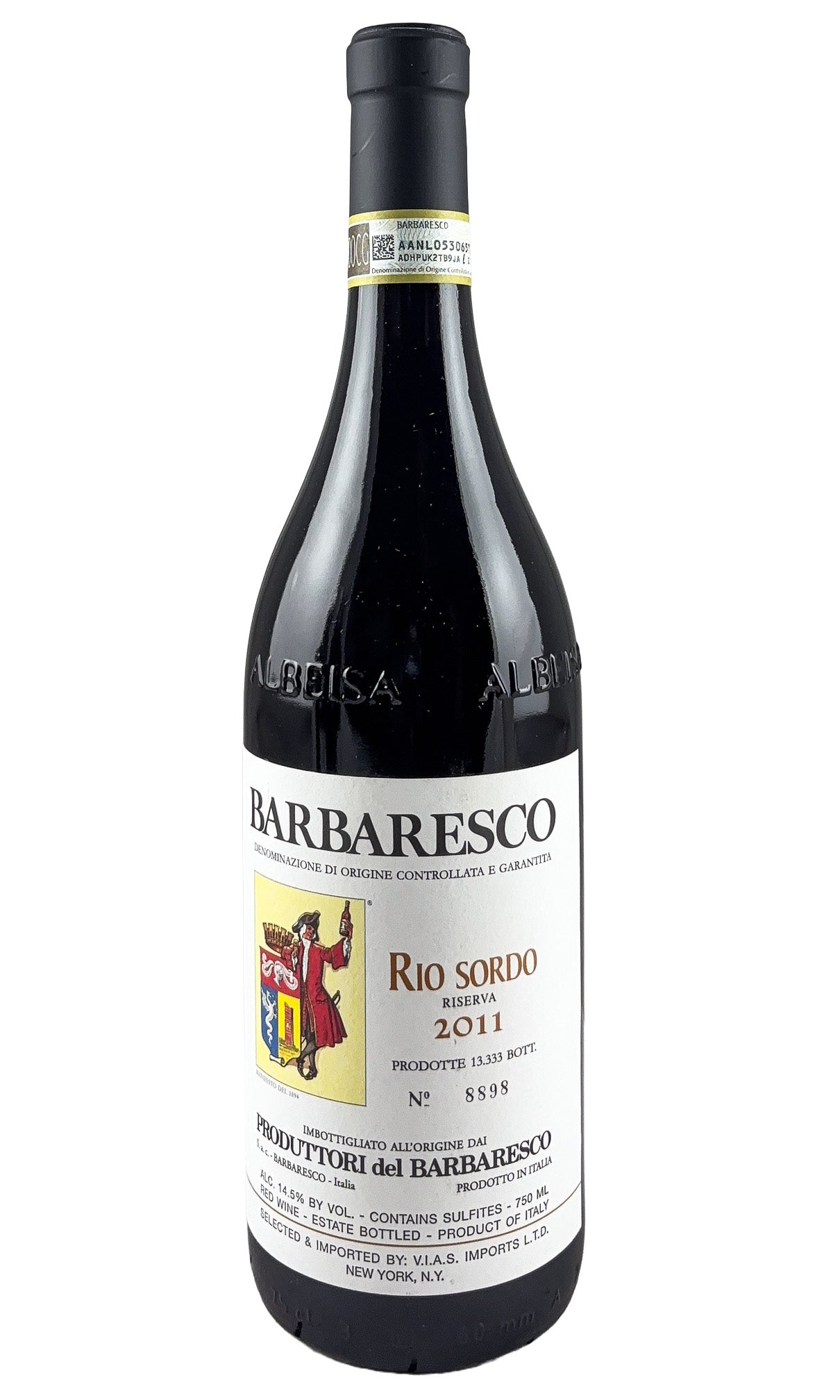 Bottle of Produttori del Barbaresco, Barbaresco Riserva Rio Sordo, 2011 - Red Wine - Flatiron Wines & Spirits - New York