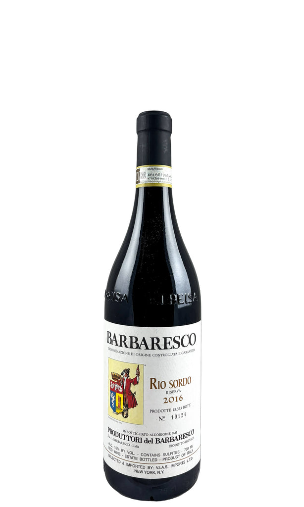 Bottle of Produttori del Barbaresco, Barbaresco Riserva Rio Sordo, 2016 - Red Wine - Flatiron Wines & Spirits - New York