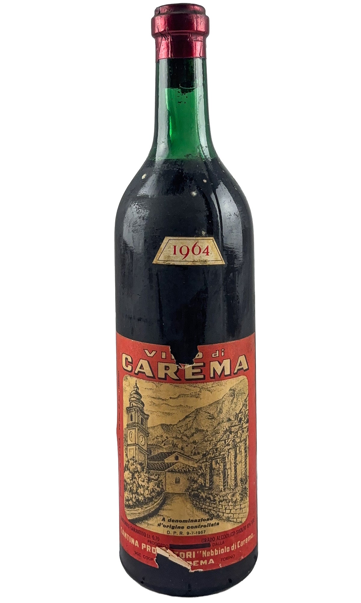 Bottle of Produttori di Carema, Carema Classico Red Label, 1964 - Red Wine - Flatiron Wines & Spirits - New York
