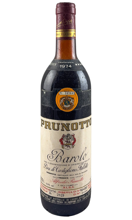 Bottle of Prunotto, Barolo Pira Riserva, 1974 - Red Wine - Flatiron Wines & Spirits - New York