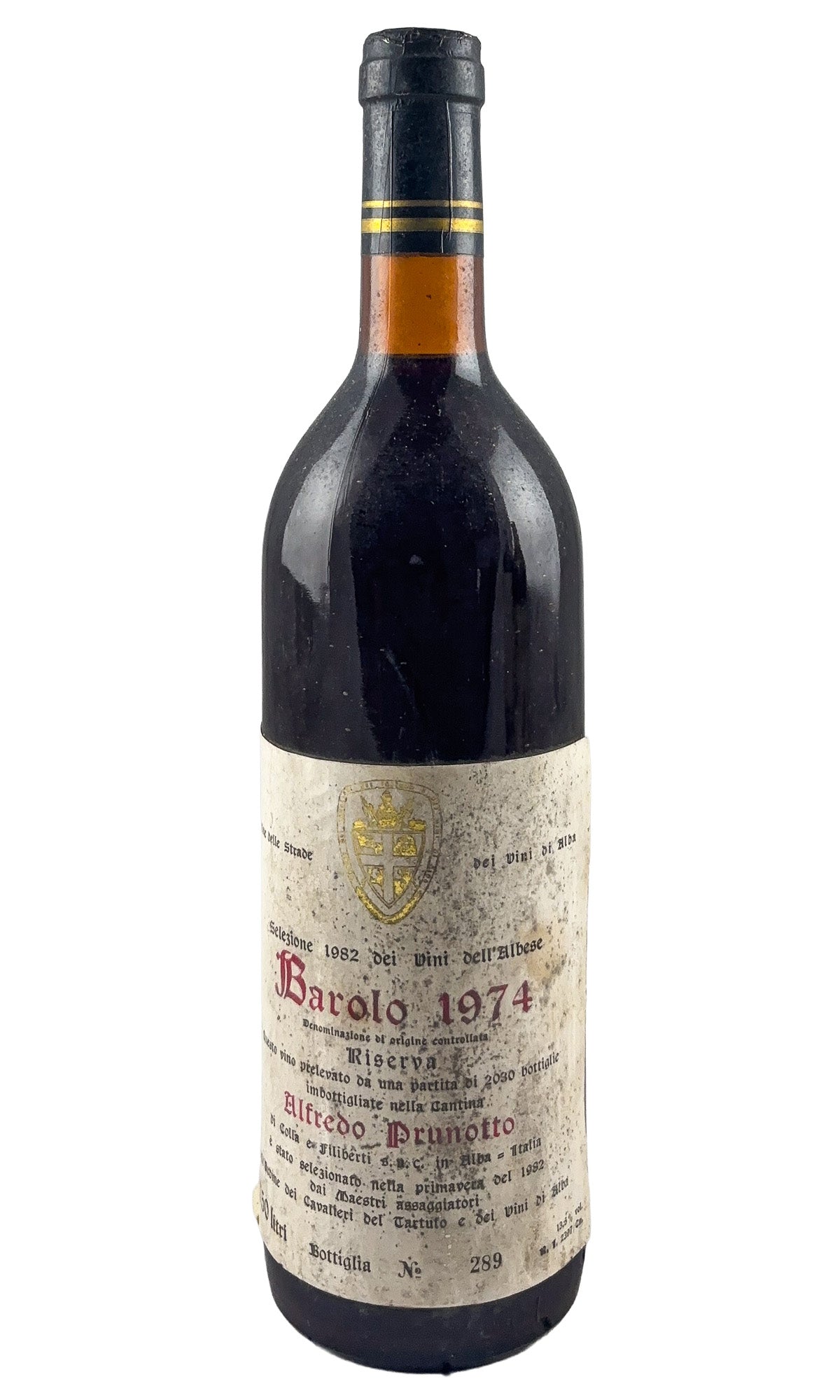 Bottle of Prunotto, Barolo Riserva, 1974 - Red Wine - Flatiron Wines & Spirits - New York