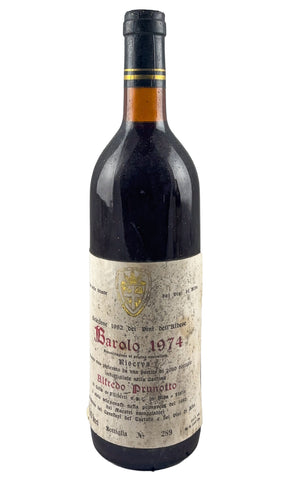 Bottle of Prunotto, Barolo Riserva, 1974 - Red Wine - Flatiron Wines & Spirits - New York