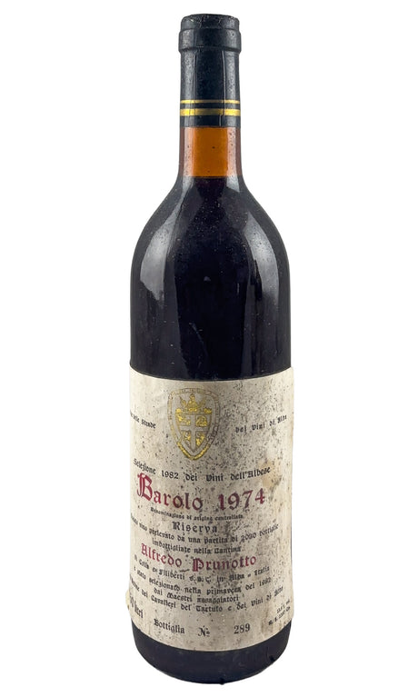 Bottle of Prunotto, Barolo Riserva, 1974 - Red Wine - Flatiron Wines & Spirits - New York
