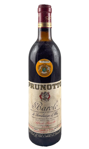 Bottle of Prunotto, Barolo Serralunga, 1967 - Red Wine - Flatiron Wines & Spirits - New York