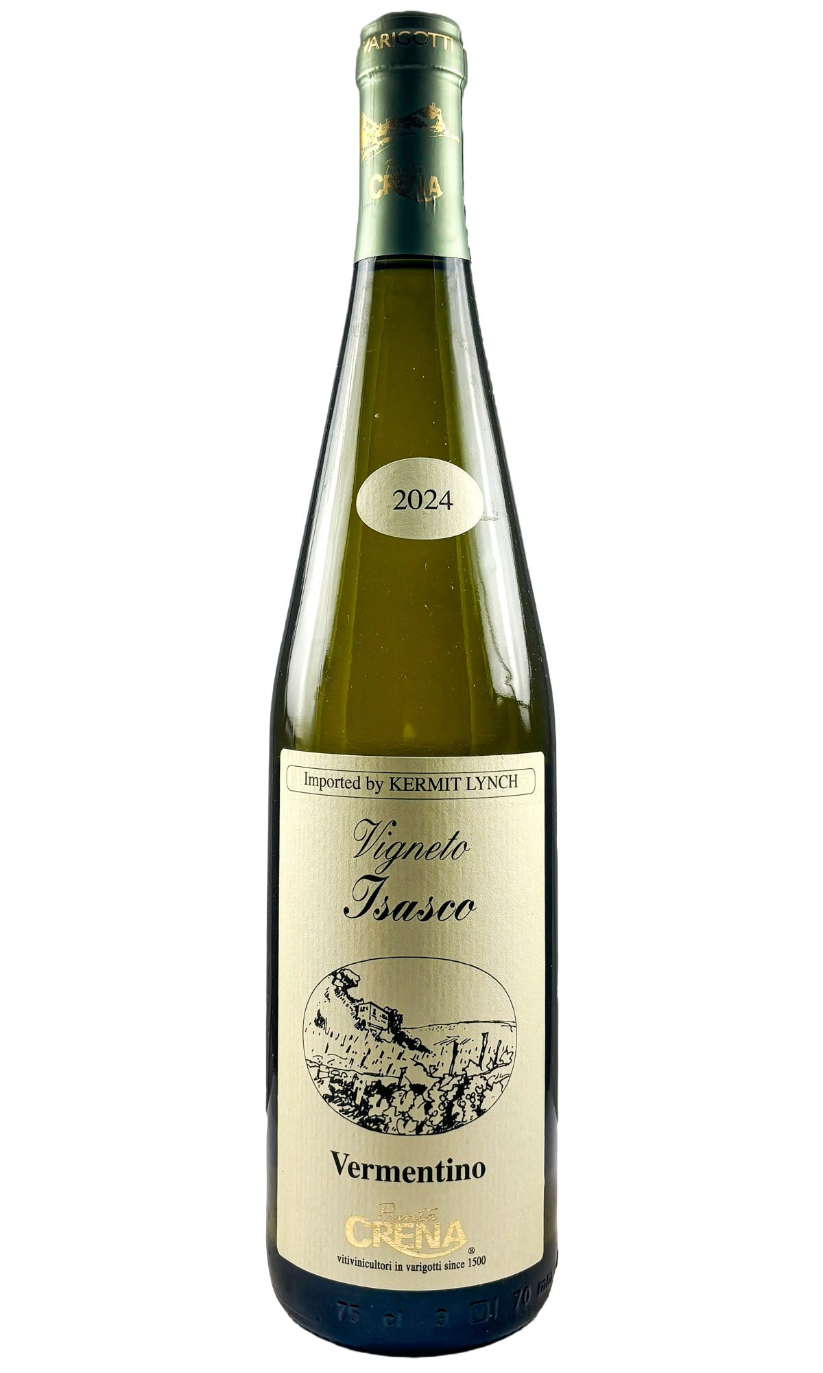 Bottle of Punta Crena, Riviera Ligure di Ponente "Vermentino", 2024 - White Wine - Flatiron Wines & Spirits - New York