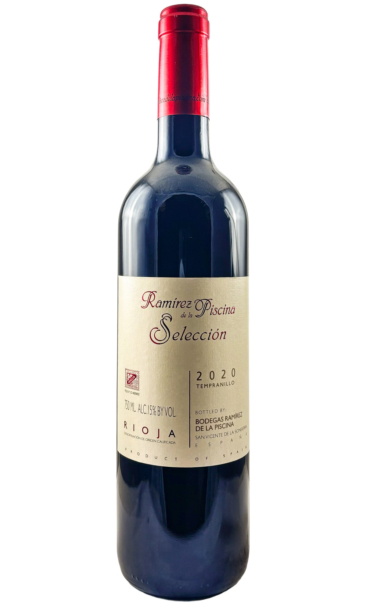Bottle of Ramirez de la Piscina, Rioja Seleccion Reserva, 2020 - Red Wine - Flatiron Wines & Spirits - New York