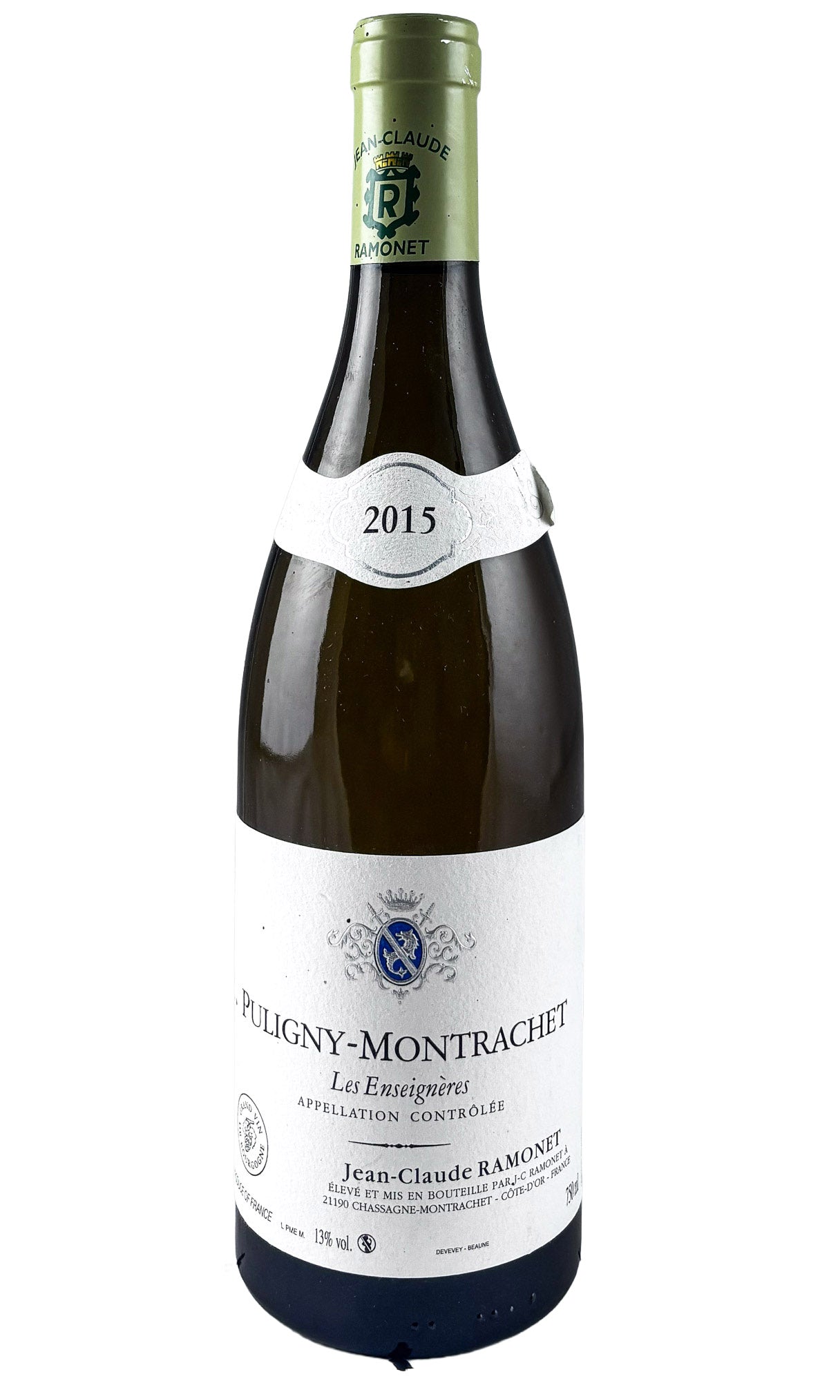 Bottle of Ramonet, Puligny-Montrachet Les Enseigneres, 2015 - White Wine - Flatiron Wines & Spirits - New York