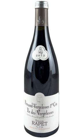 Bottle of Rapet, Pernand Vergelesses Ile des Vergelesses, 2012 - Red Wine - Flatiron Wines & Spirits - New York