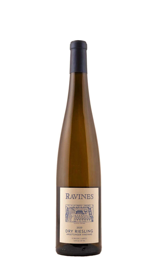 Bottle of Ravines, Dry Riesling Argetsinger Vineyard Finger Lakes, 2020 - White Wine - Flatiron Wines & Spirits - New York