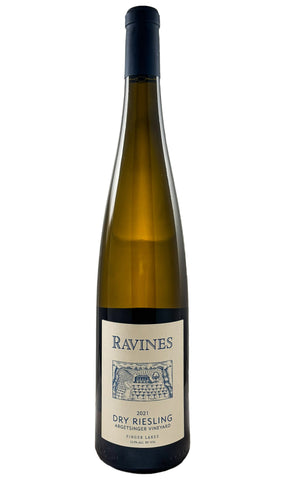 Bottle of Ravines, Dry Riesling Argetsinger Vineyard Finger Lakes, 2021 - White Wine - Flatiron Wines & Spirits - New York