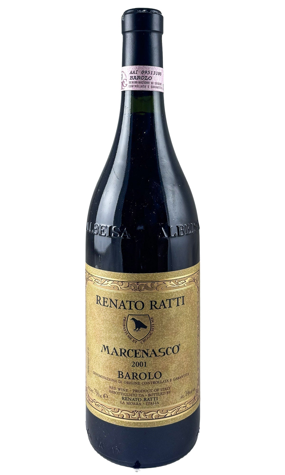 Bottle of Renato Ratti, Barolo Marcenasco, 2001 - Red Wine - Flatiron Wines & Spirits - New York