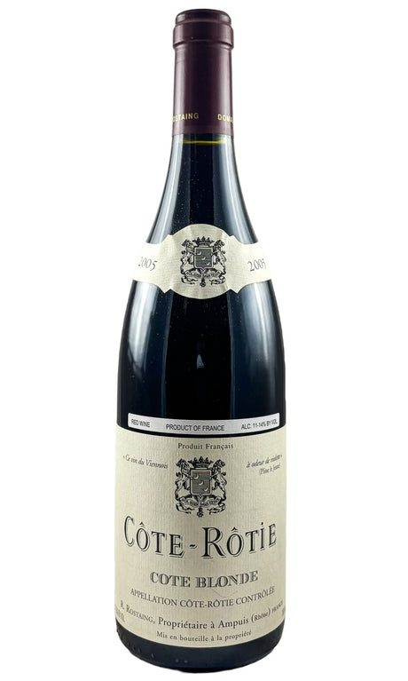 Bottle of Rene Rostaing, Cote-Rotie Cote Blonde, 2005 - Red Wine - Flatiron Wines & Spirits - New York