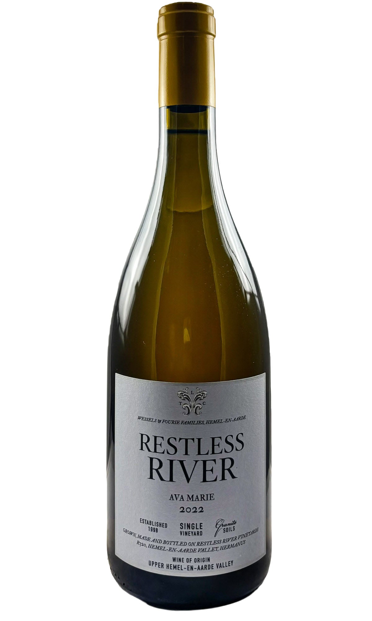 Bottle of Restless River, Chardonnay Ava Marie, 2022 - White Wine - Flatiron Wines & Spirits - New York