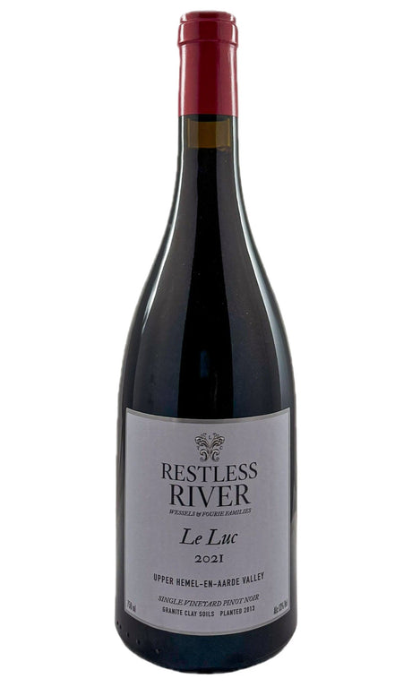 Bottle of Restless River, Pinot Noir Le Luc, 2021 - Red Wine - Flatiron Wines & Spirits - New York