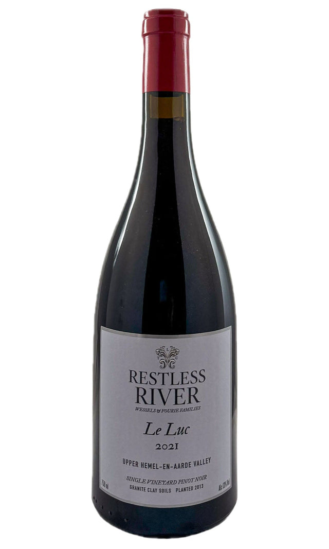 Bottle of Restless River, Pinot Noir Le Luc, 2021 - Red Wine - Flatiron Wines & Spirits - New York