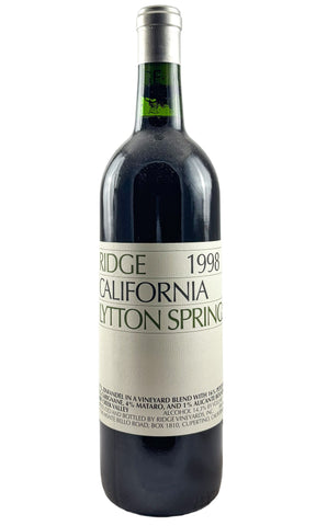 Bottle of Ridge, Lytton Springs, 1998 - Red Wine - Flatiron Wines & Spirits - New York