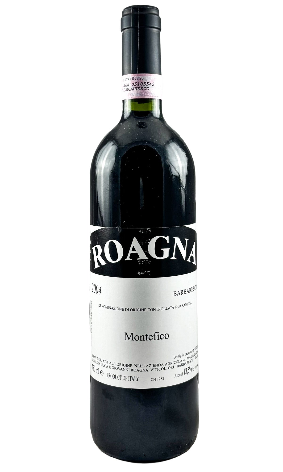 Bottle of Roagna, Barbaresco Montefico, 2004 - Red Wine - Flatiron Wines & Spirits - New York