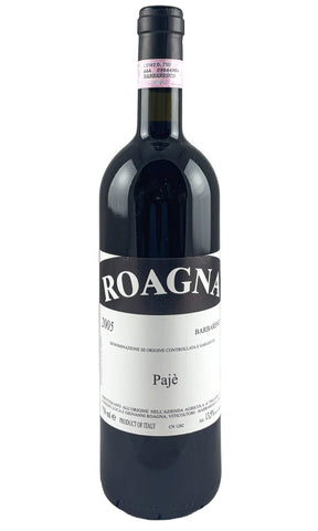 Bottle of Roagna, Barbaresco Paje, 2005 - Red Wine - Flatiron Wines & Spirits - New York