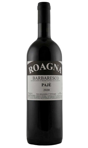 Bottle of Roagna, Barbaresco Paje, 2020 - Red Wine - Flatiron Wines & Spirits - New York