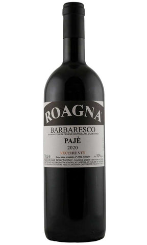 Bottle of Roagna, Barbaresco Paje VV, 2020 - Red Wine - Flatiron Wines & Spirits - New York