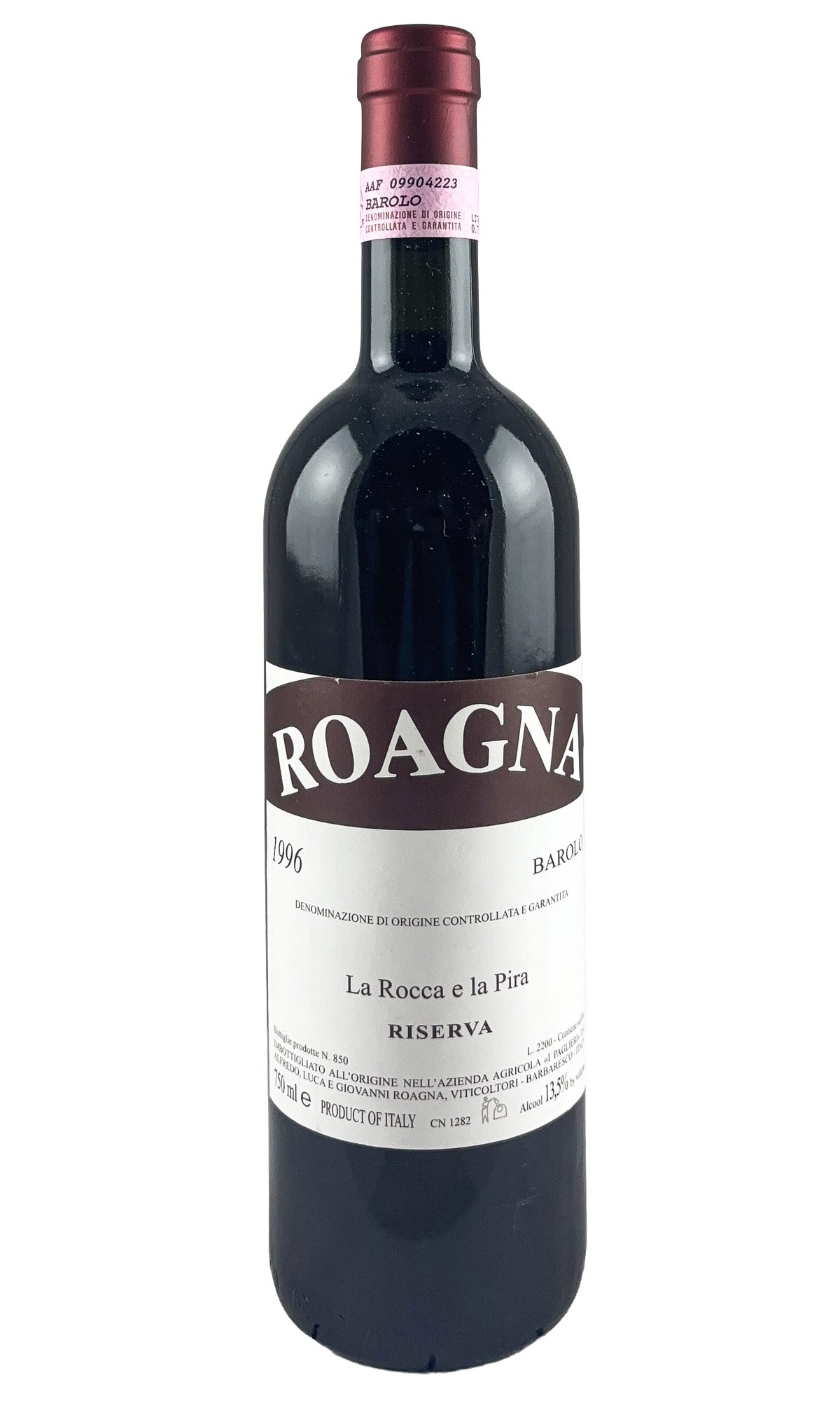 Bottle of Roagna, Barolo La Rocca e La Pira, 1996 - Red Wine - Flatiron Wines & Spirits - New York