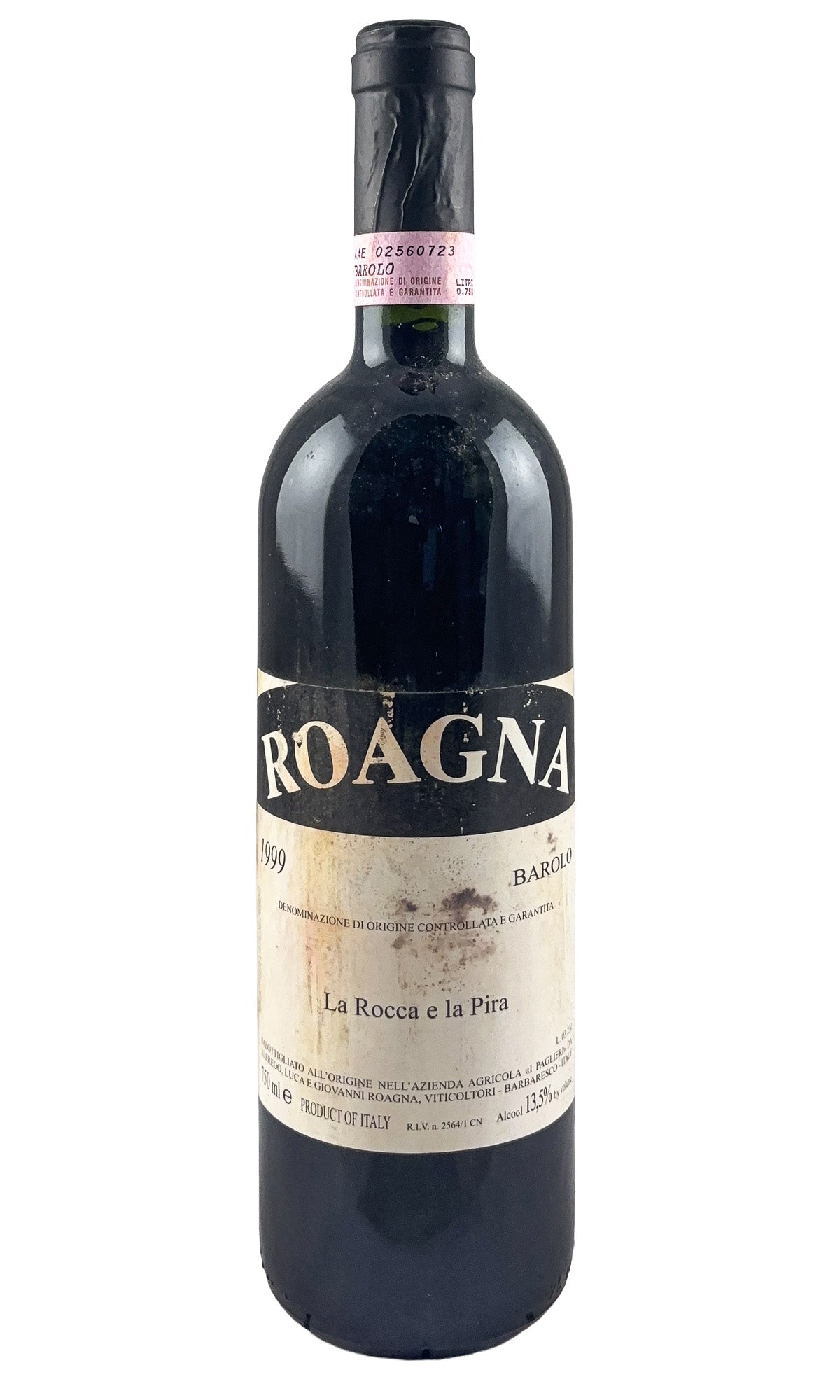 Bottle of Roagna, Barolo La Rocca e La Pira Riserva, 1999 - Red Wine - Flatiron Wines & Spirits - New York