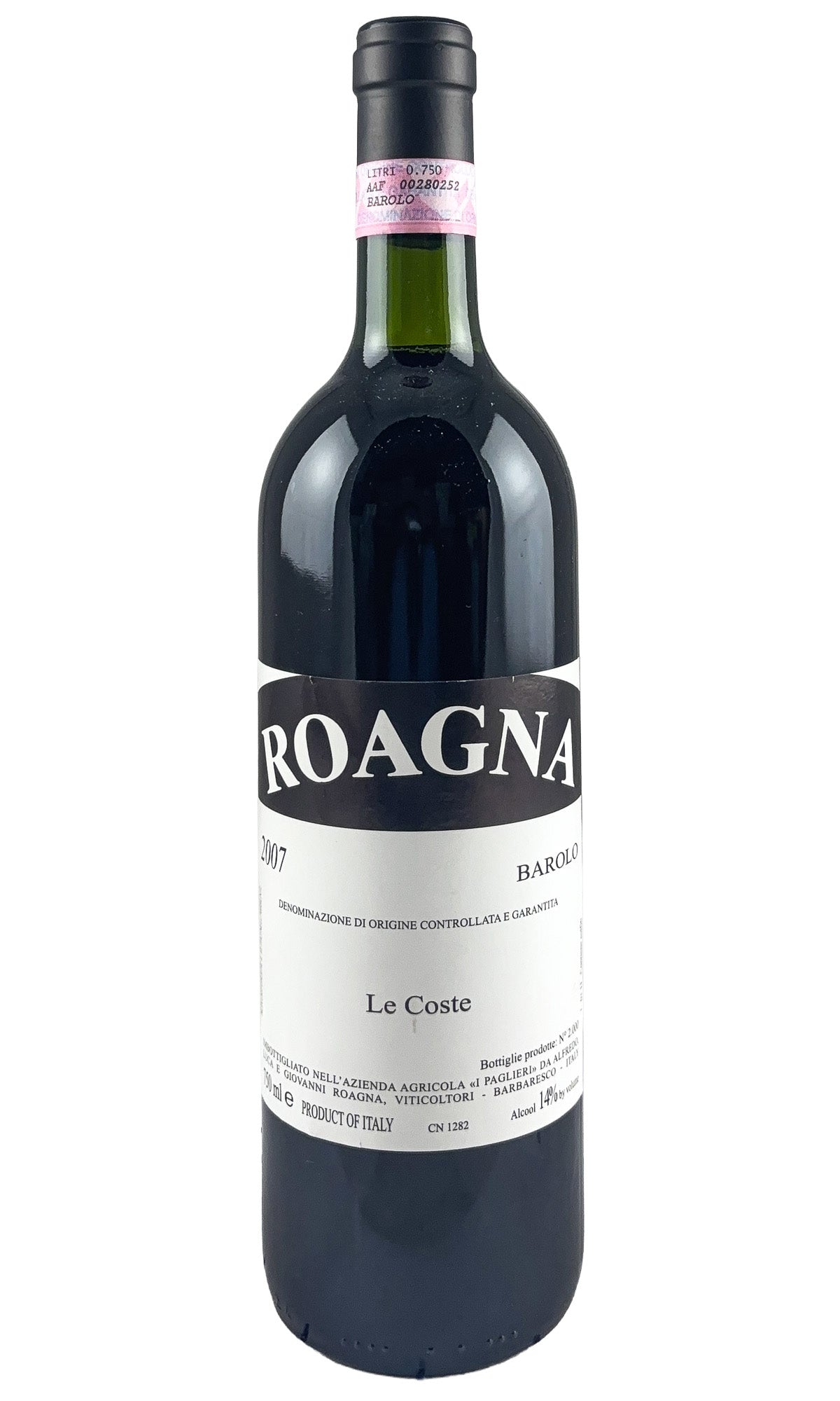Bottle of Roagna, Barolo Le Coste, 2007 - Red Wine - Flatiron Wines & Spirits - New York