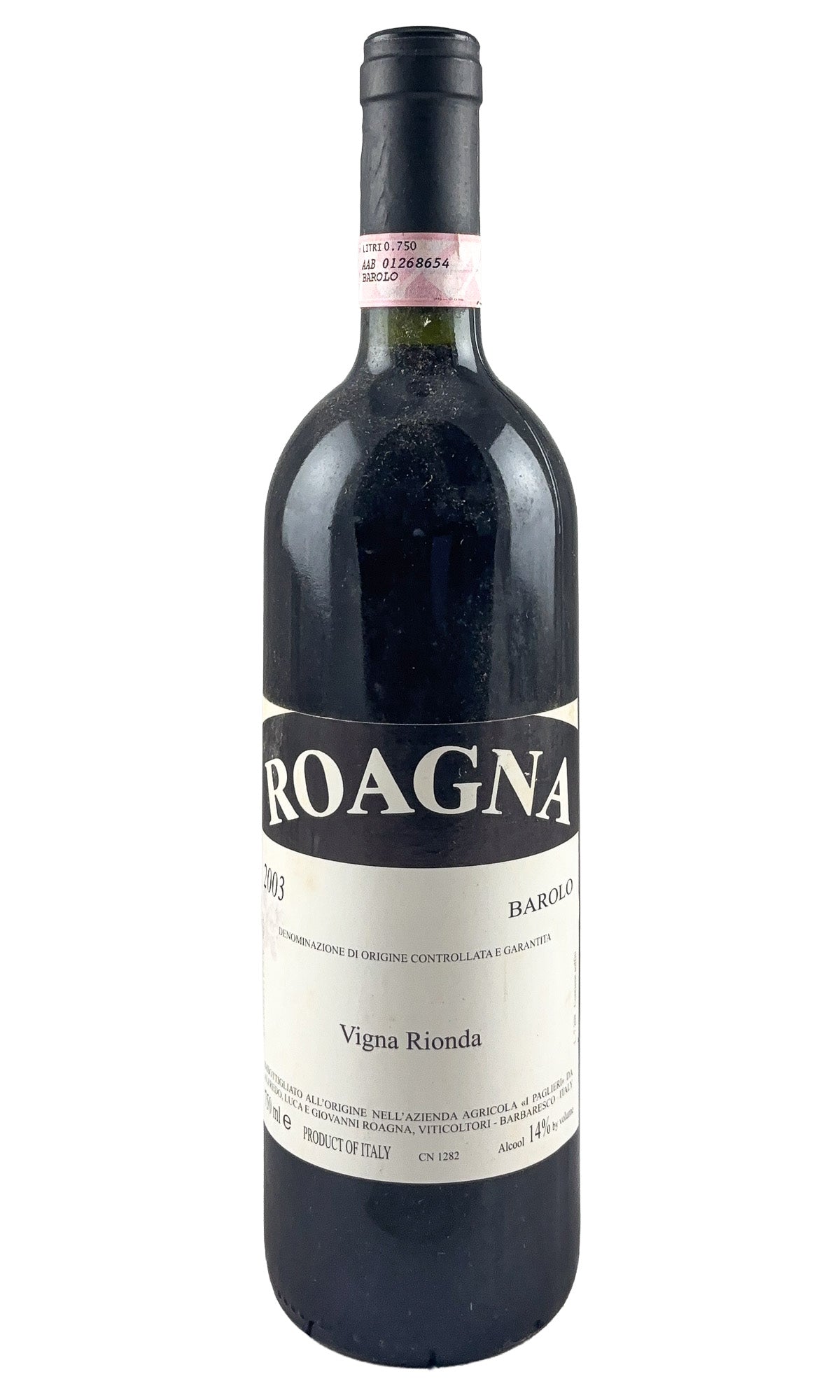 Bottle of Roagna, Barolo Vigna Rionda, 2003 - Red Wine - Flatiron Wines & Spirits - New York