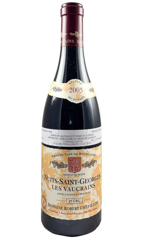 Bottle of Robert Chevillon, Nuits-Saint-Georges 1er Cru Les Vaucrains, 2005 - Red Wine - Flatiron Wines & Spirits - New York