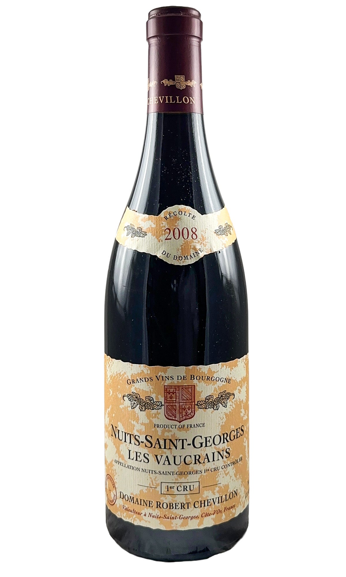 Bottle of Robert Chevillon, Nuits-Saint-Georges Les Vaucrains, 2008 - Red Wine - Flatiron Wines & Spirits - New York