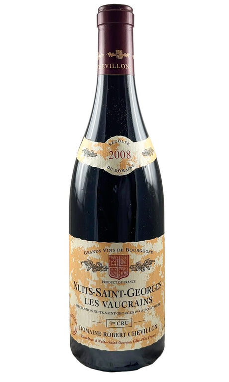 Bottle of Robert Chevillon, Nuits-Saint-Georges Les Vaucrains, 2008 - Red Wine - Flatiron Wines & Spirits - New York
