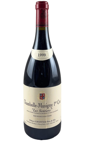 Bottle of Robert Groffier, Chambolle-Musigny 1er Cru Les Sentiers, 1999 - Red Wine - Flatiron Wines & Spirits - New York