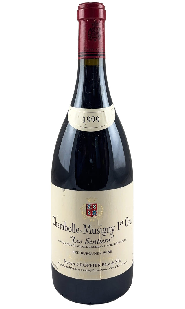 Bottle of Robert Groffier, Chambolle-Musigny 1er Cru Les Sentiers, 1999 - Red Wine - Flatiron Wines & Spirits - New York