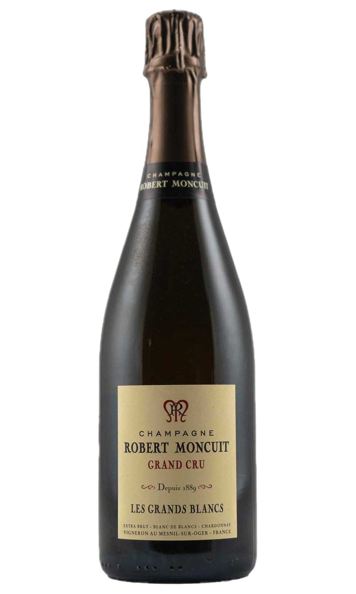 Bottle of Robert Moncuit, Champagne Grand Cru Extra Brut Les Grands Blancs, NV - Sparkling Wine - Flatiron Wines & Spirits - New York