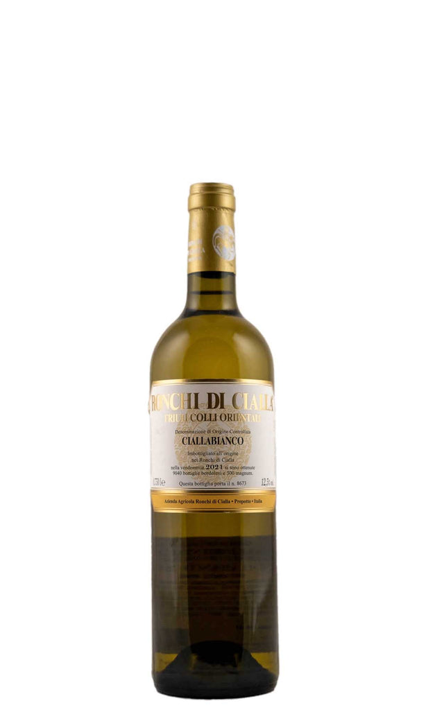 Bottle of Ronchi di Cialla, Ciallabianco, 2021 - White Wine - Flatiron Wines & Spirits - New York