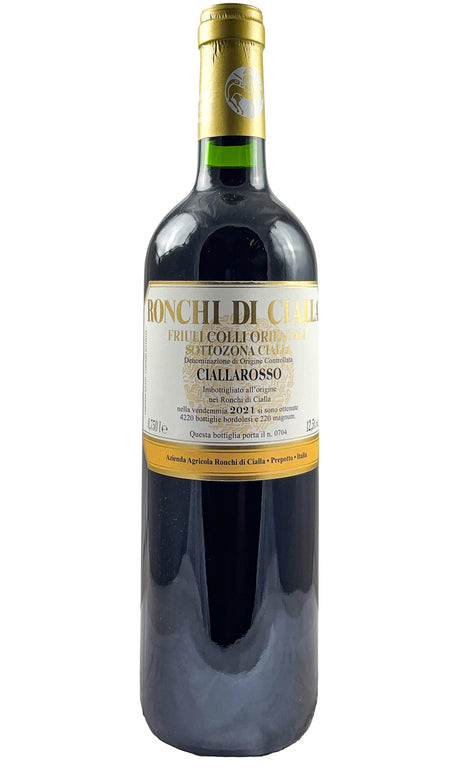 Bottle of Ronchi di Cialla, Ciallarosso, 2021 - Red Wine - Flatiron Wines & Spirits - New York