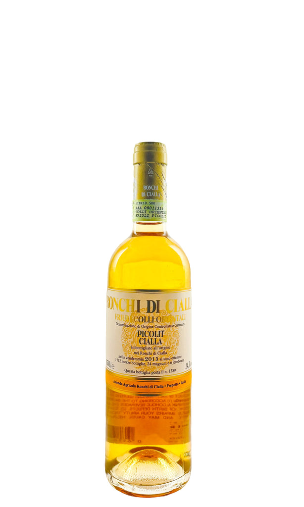 Bottle of Ronchi di Cialla, Picolit, 2015 (500ml) - Dessert Wine - Flatiron Wines & Spirits - New York
