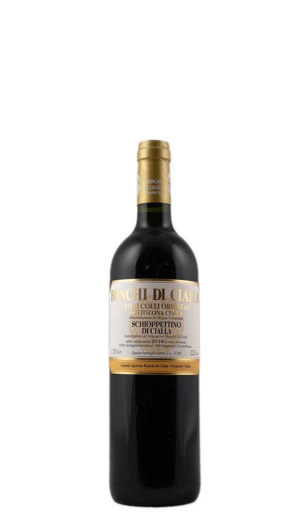 Bottle of Ronchi di Cialla, Schioppettino, 2018 - Red Wine - Flatiron Wines & Spirits - New York