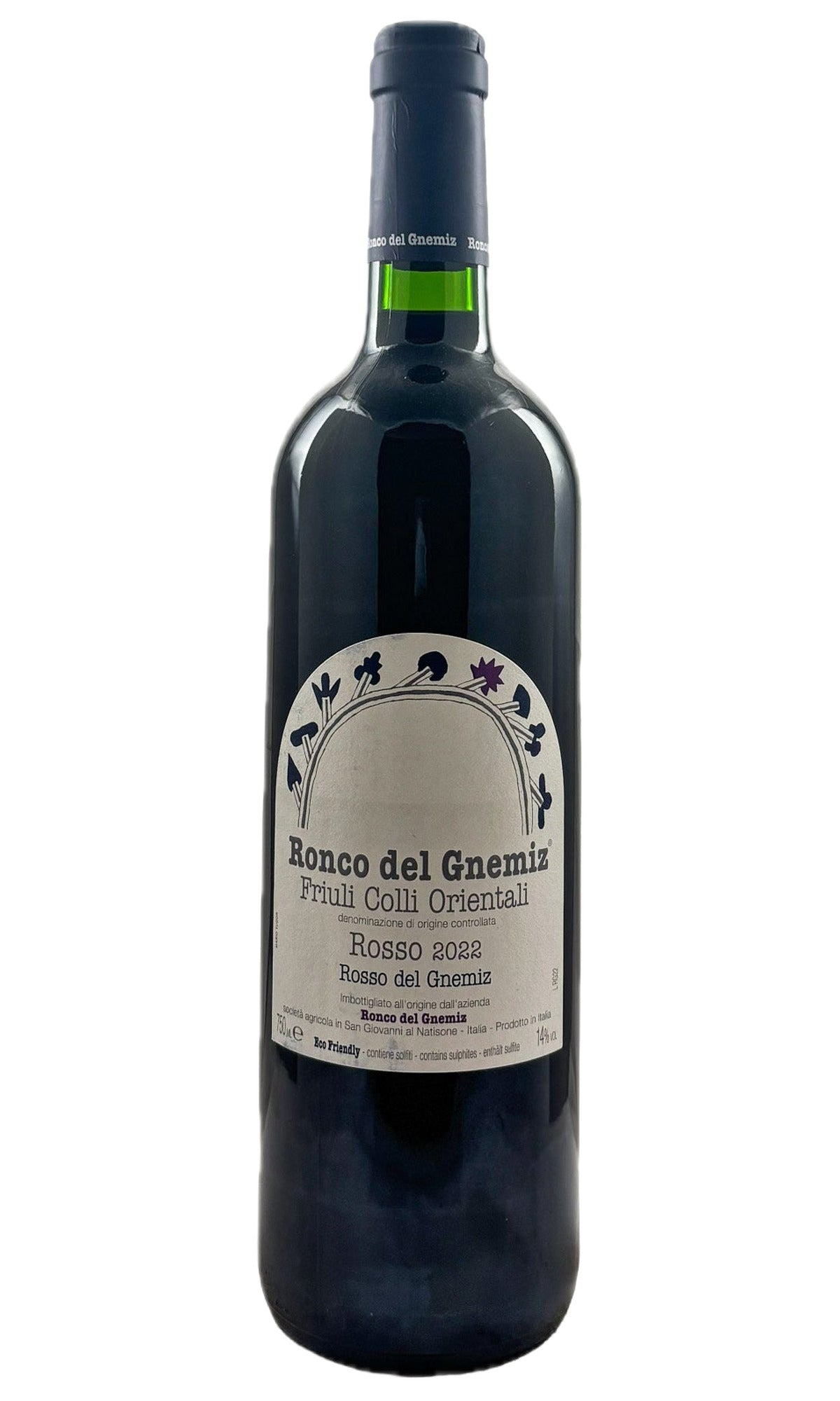 Bottle of Ronco del Gnemiz, Rosso Del Gnemiz, 2022 - Red Wine - Flatiron Wines & Spirits - New York
