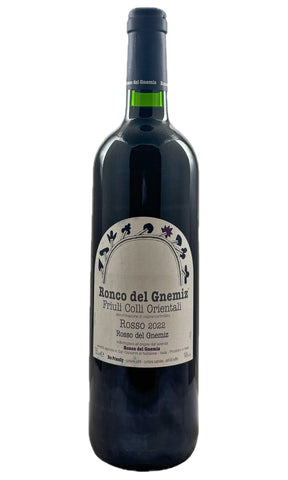 Bottle of Ronco del Gnemiz, Rosso Del Gnemiz, 2022 - Red Wine - Flatiron Wines & Spirits - New York