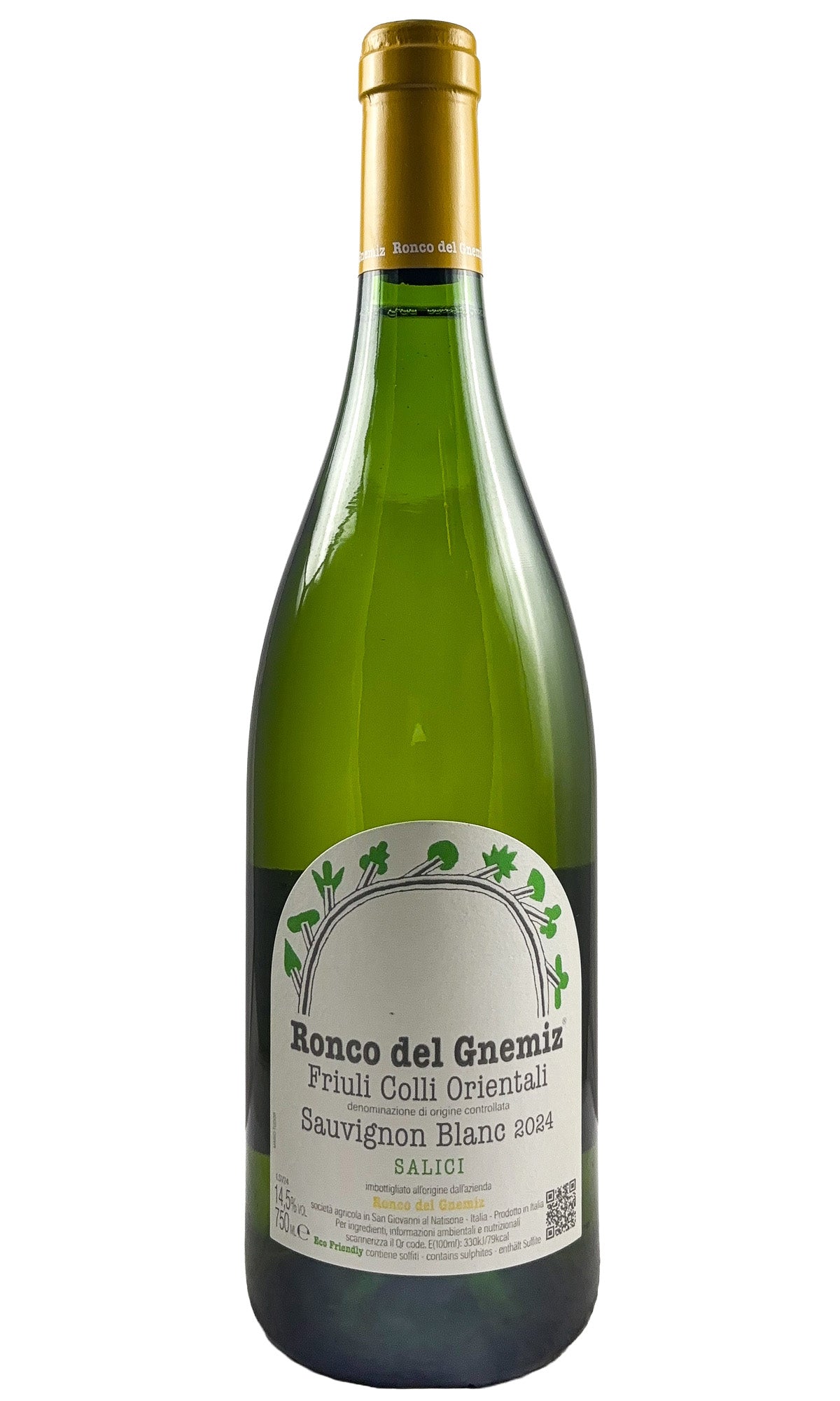 Bottle of Ronco del Gnemiz, Sauvignon Salici, 2024 - White Wine - Flatiron Wines & Spirits - New York