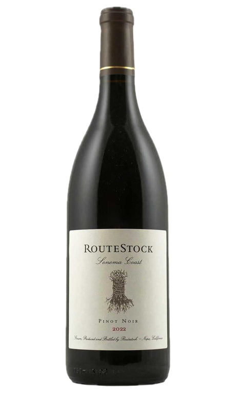 Bottle of Routestock, Sonoma Coast Pinot Noir, 2022 - Red Wine - Flatiron Wines & Spirits - New York