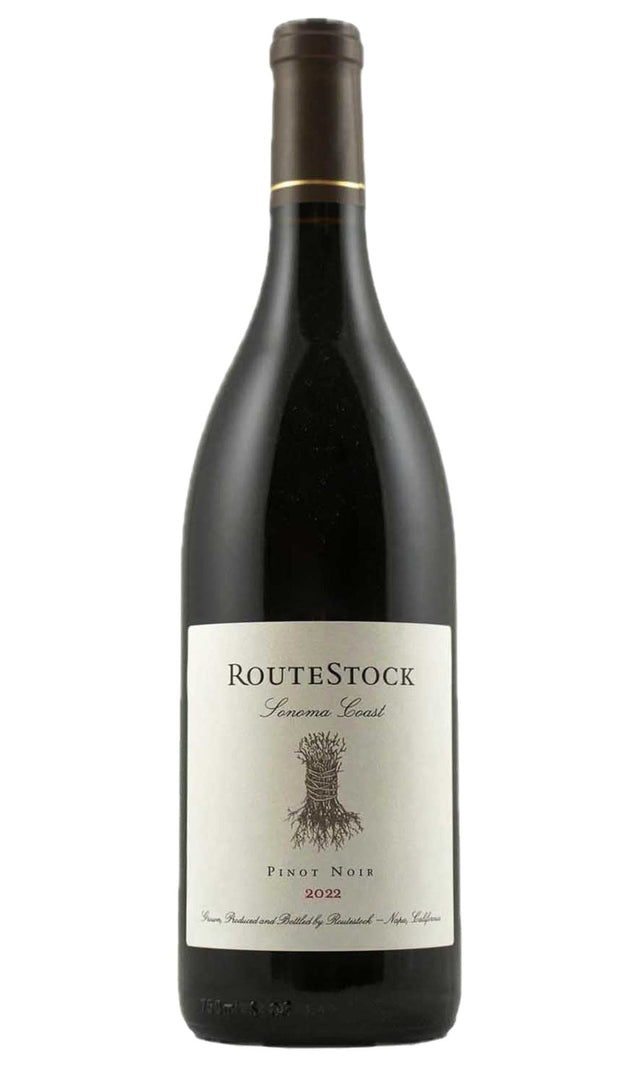 Bottle of Routestock, Sonoma Coast Pinot Noir, 2022 - Red Wine - Flatiron Wines & Spirits - New York