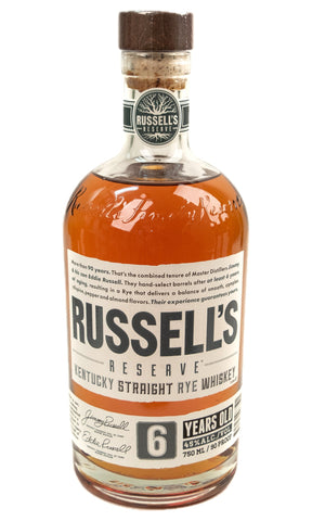 Bottle of Russell's Reserve, Rye, 6 Year - Spirit - Flatiron Wines & Spirits - New York