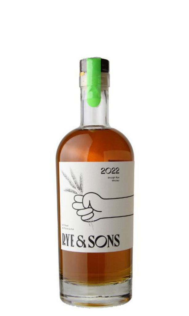 Bottle of Rye & Sons, 2022 Straight Rye Whiskey, NV - Spirit - Flatiron Wines & Spirits - New York