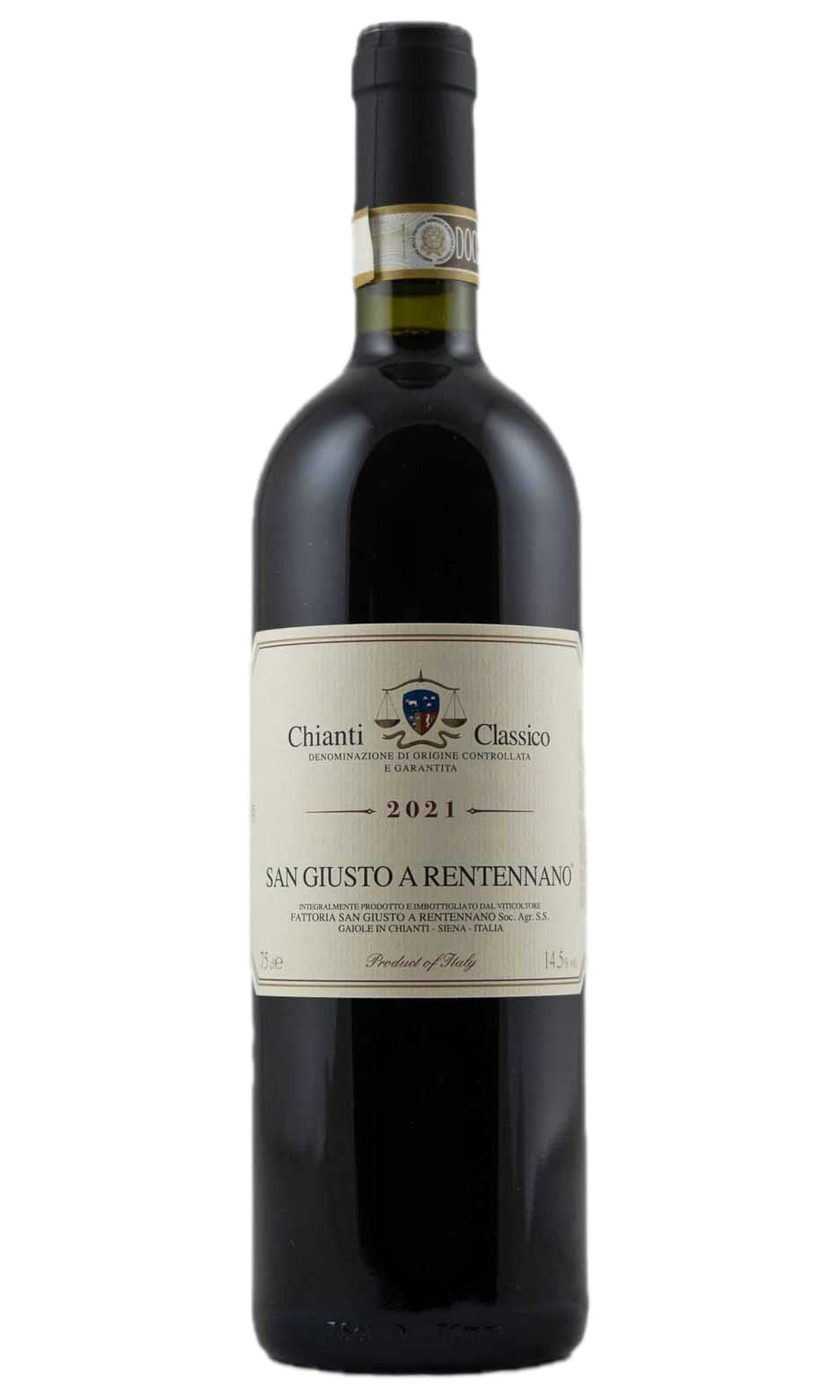 Bottle of San Giusto a Rentennano, Chianti Classico, 2021 - Red Wine - Flatiron Wines & Spirits - New York